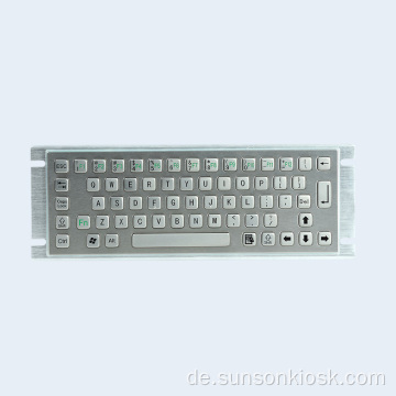 Robuste Tastatur und Trackball aus Metall